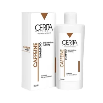 شامپو کافئین CERITA تقویت کننده و ضد ریزش مناسب موهای چرب