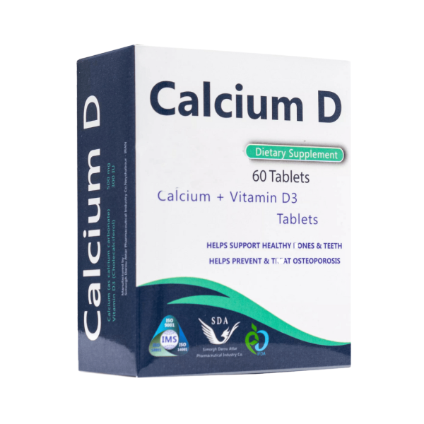 کپسول calcium+D بسته 60 تایی